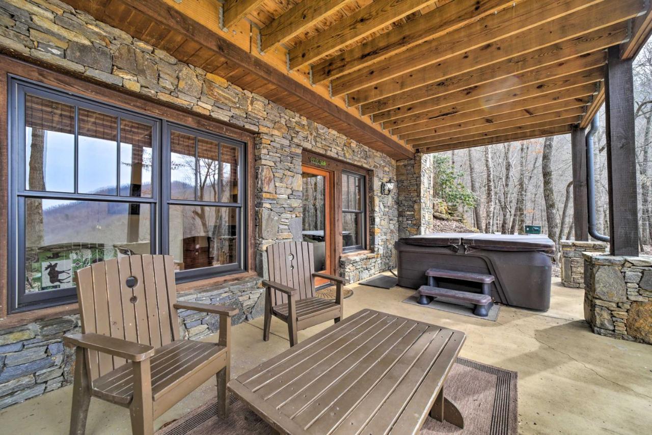 Luxury Cabin Rental In Franklin With Private Hot Tub Ngoại thất bức ảnh